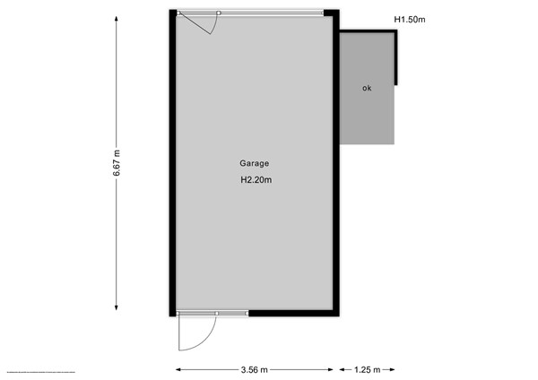 Floorplan - De Schup 11, 6581 WH Malden